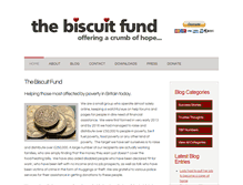 Tablet Screenshot of biscuitfund.org
